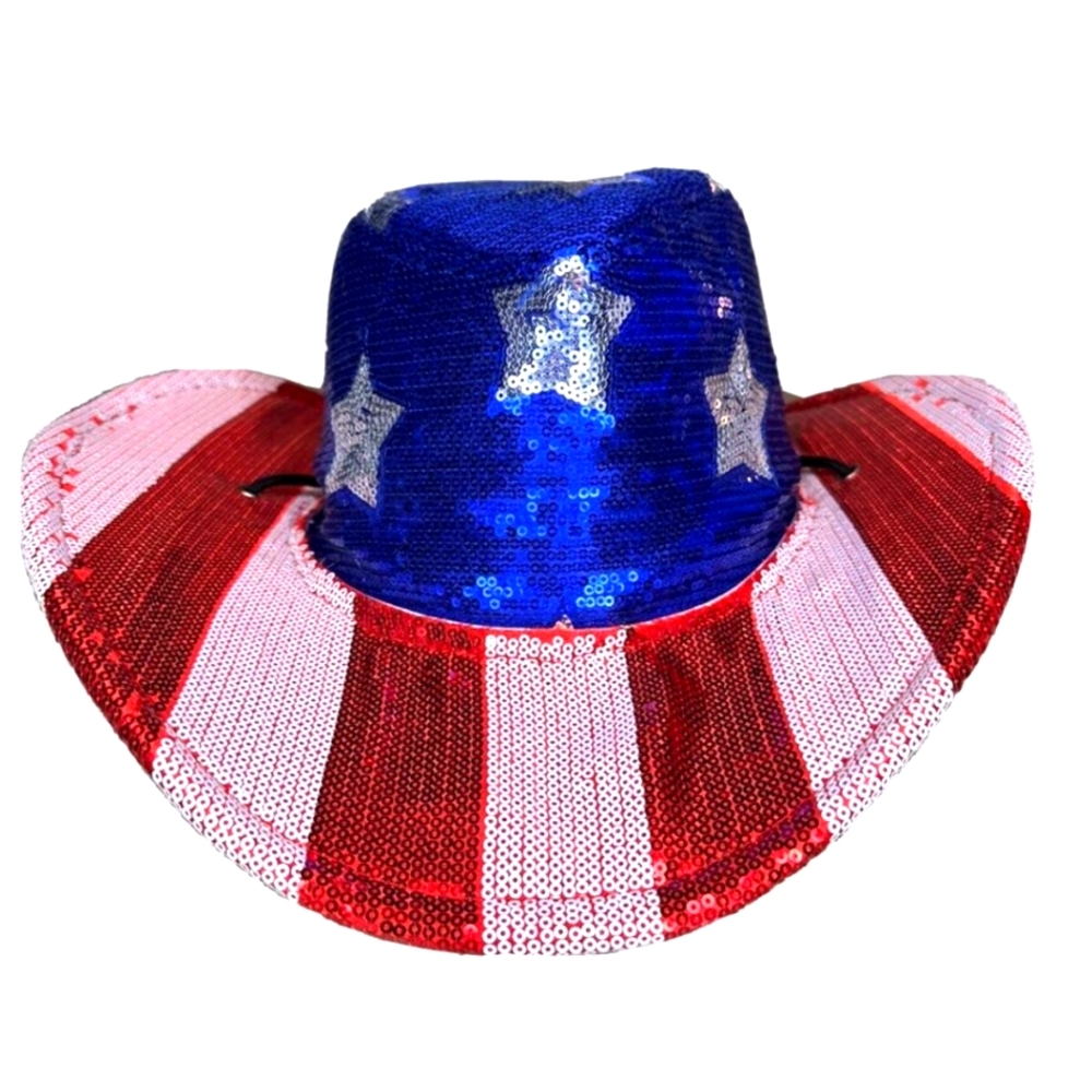 Flag cowboys hat